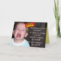 Em breve! Placa de Chá de fraldas Humorística