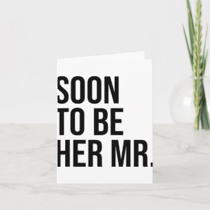 Cartão Em Breve Ser Seu Futuro Grupo Marido