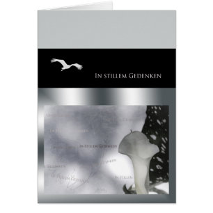 Cartão Em comemorada silenciosa