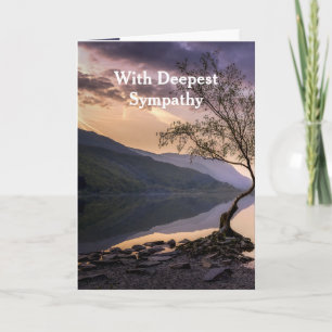 Cartão Em Deepest Sympathsky Clouds Lake Wilderness