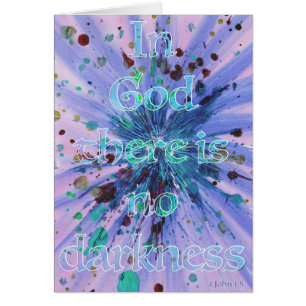 Cartão Em Deus, Bíblia cristã, citação de arte