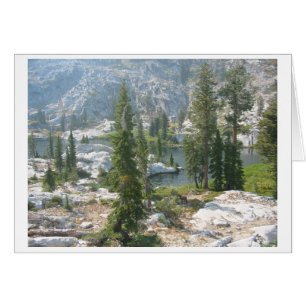 Cartão em ferradura do lago