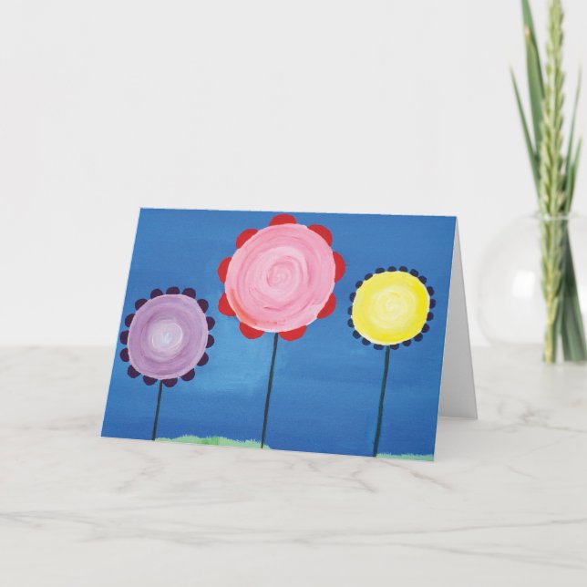 Cartão Em Flor-Sarah (Frente)