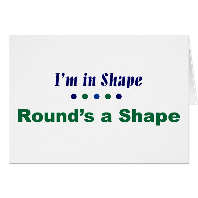 Cartão Em forma (Frente Horizontal)