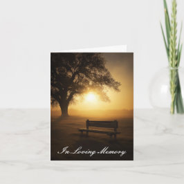 Cartão Em memória amorosa 