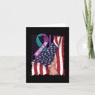 Cartão Em Memória do Cunhado Conscientização sobre Suicíd