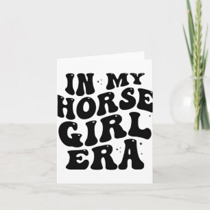 Cartão Em Minha Era Horrível, Equestrian Horseback, Andan