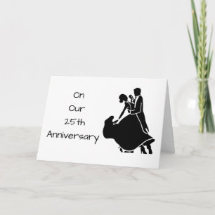 CARTÃO EM NOSSO **25º** ANIVERSÁRIO ***VAMOS DANCAR***