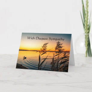 Cartão Em profunda simpatia, o lago Pelican Bird