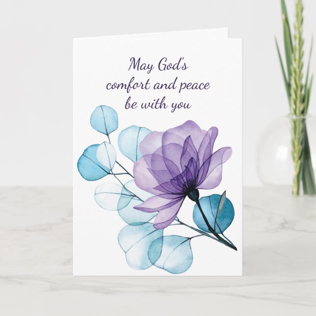 Cartão Em solidariedade profunda ajuda em dificuldade (Frente)