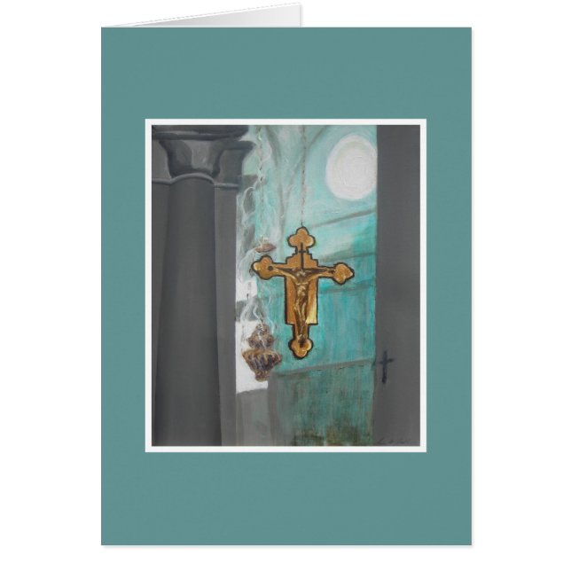 Cartão Em um artigo 2 da igreja (Frente)