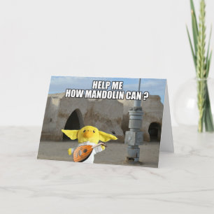 Cartão Em uma galáxia distante