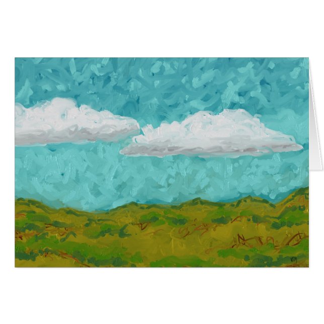 Cartão Embaçamento do verão (Frente Horizontal)