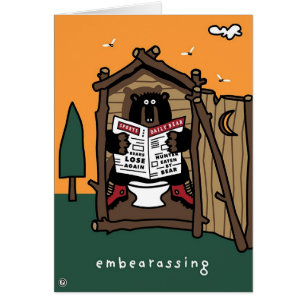Cartão embearassing