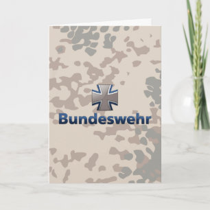 Cartão Emblema de Bundeswehr