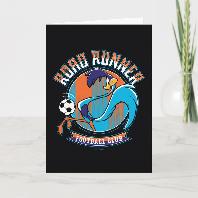 Cartão Emblema do Clube de Futebol ROAD RUNNER™ (Frente)