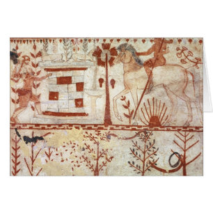 Cartão Emboscada do príncipe Trojan Troilus