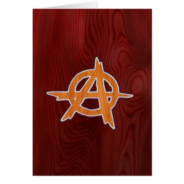 Cartão Embutimento do anarquista (Frente)