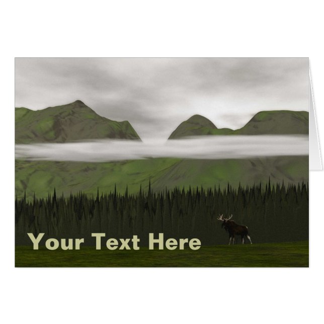 Cartão Emerald Alaska (Frente Horizontal)