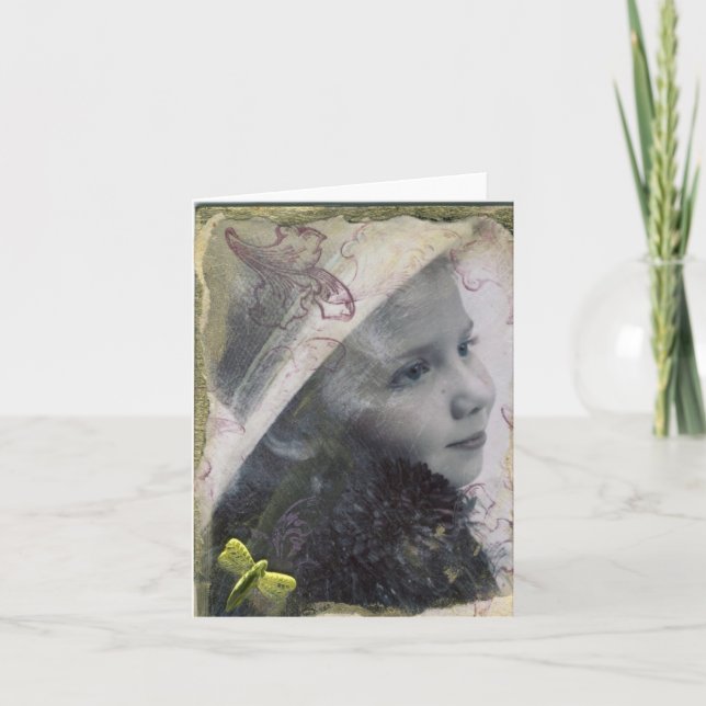 Cartão Emilie bonito Notecard (Frente)