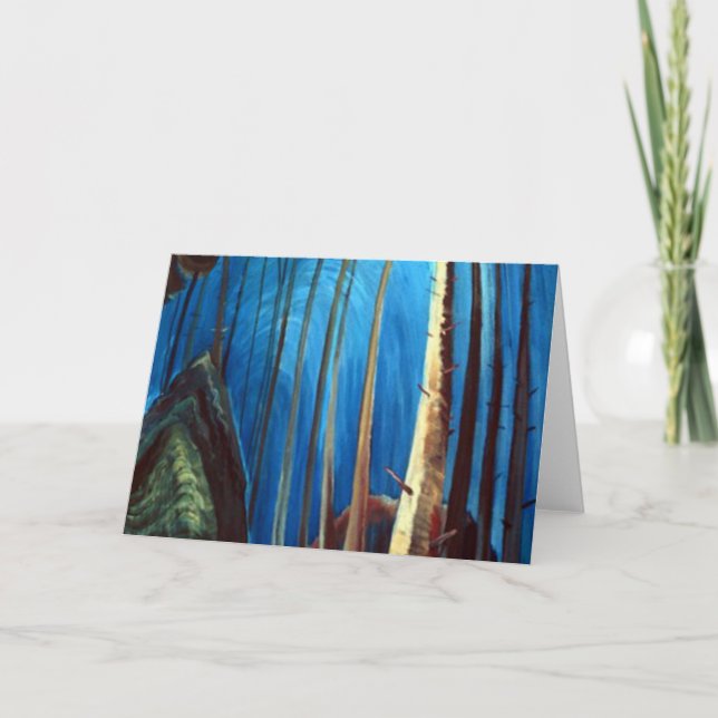 Cartão Emily Carr - Céu Azul (Frente)