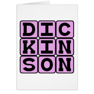 Cartão Emily Dickinson, Poeta Americano