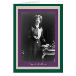 Cartão Emmeline Pankhurst