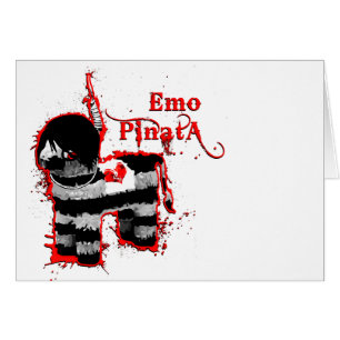 Cartão emo pinata