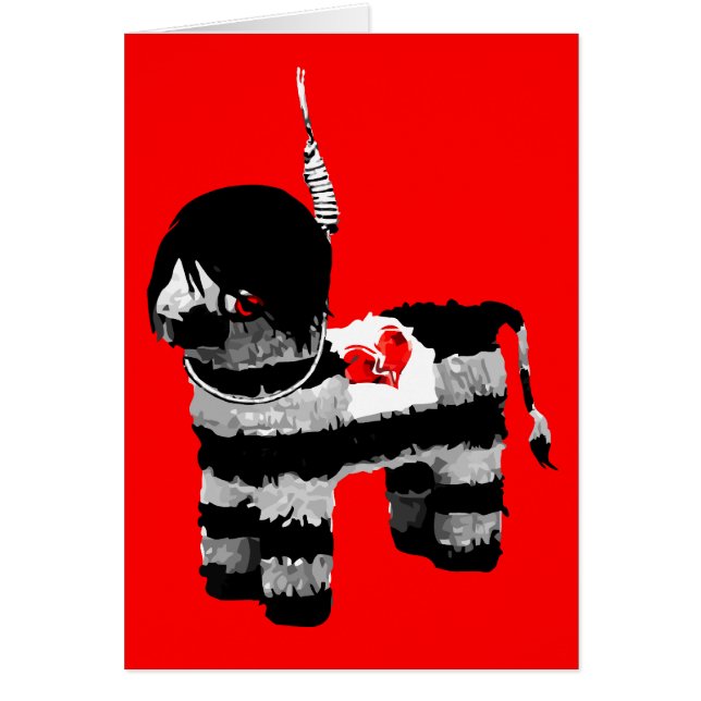 Cartão emo pinata (Frente)