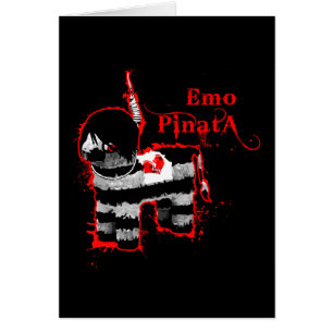 Cartão emo pinata