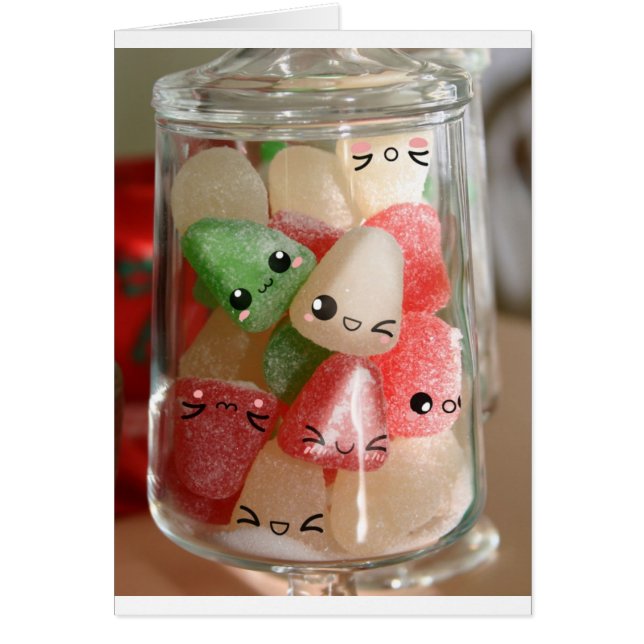 Cartão Emoções da gota da pera (Frente)