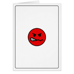Cartão Emoticons - irritados