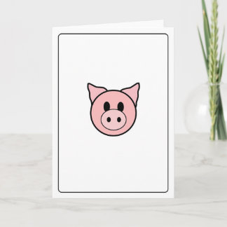 Cartão Emoticons - Piggie