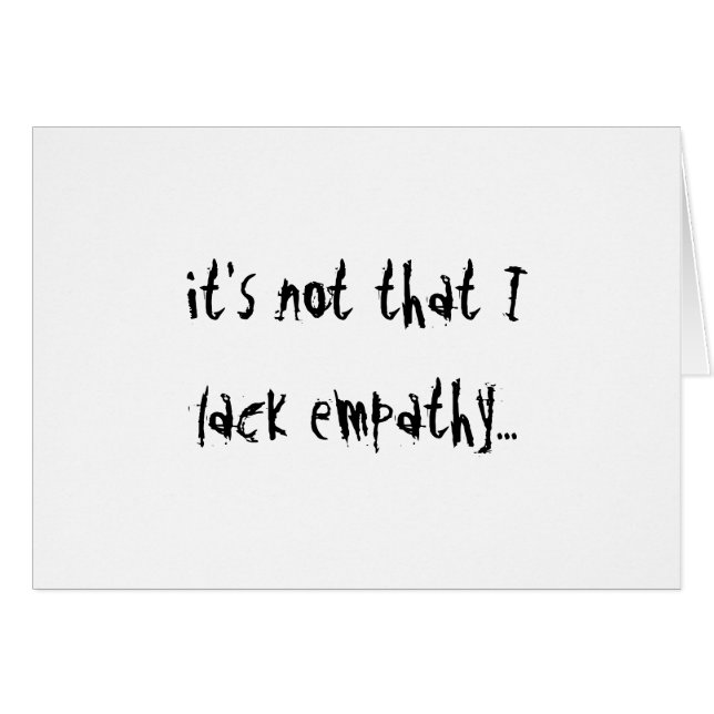 Cartão Empatia (Frente Horizontal)