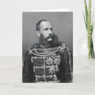 Cartão Emperor Franz Joseph I of Austria