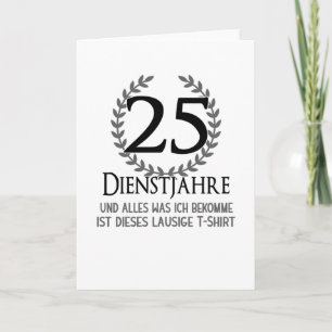 Cartão Empresa Aniversário de 25 Anos Empresa Empresa Em