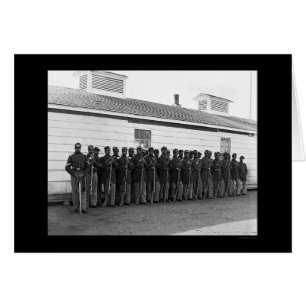 Cartão Empresa E 1865 do afro-americano