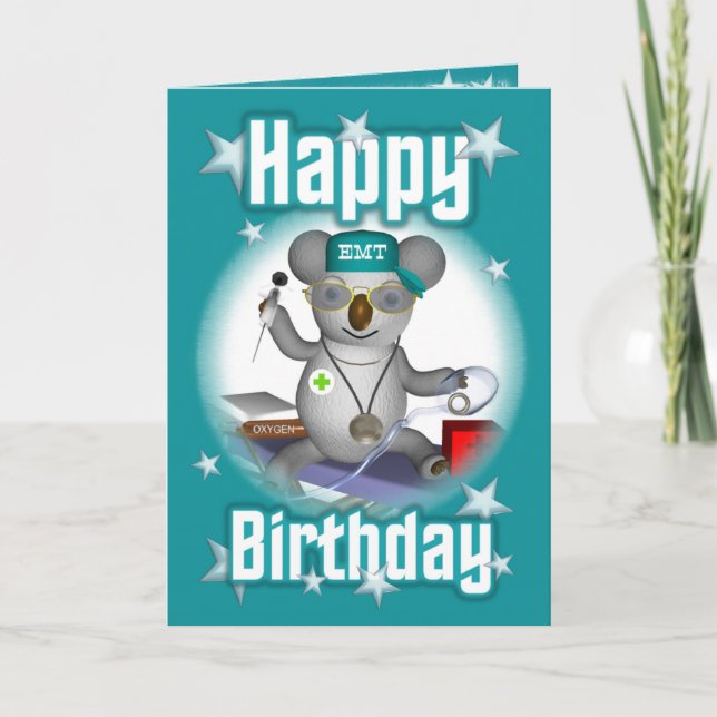 Cartão EMT Birthday Koala (Frente)