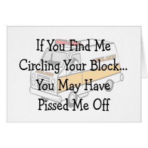 Cartão EMT --"Circundando presentes engraçados do bloco"