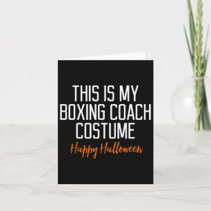 Cartão Encantador de Boxing Encantado Halloween