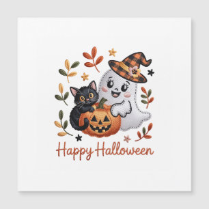 Cartão Encantador de Saudação do Halloween - Embr