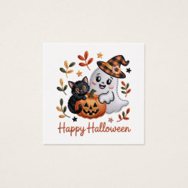 Cartão Encantador de Saudação do Halloween - Embr