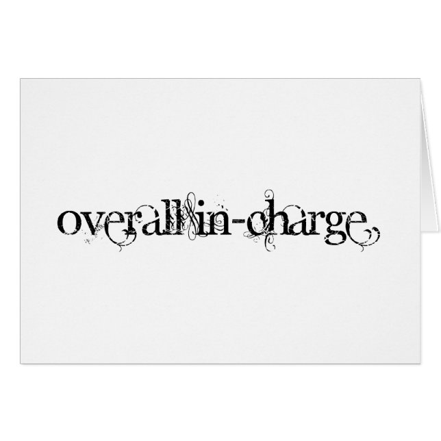 Cartão Encargo geral (Frente Horizontal)