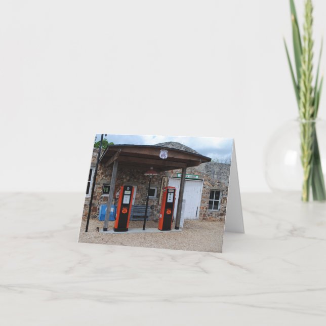 Cartão Encha o er acima na rota 66 (Frente)