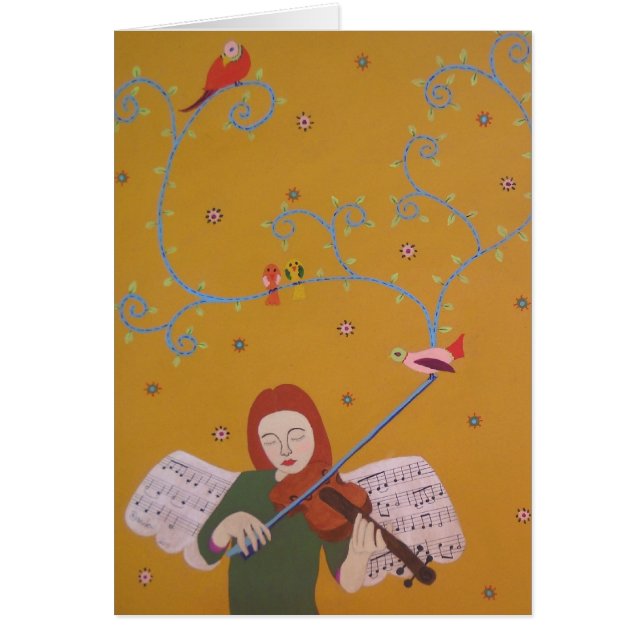 Cartão encha o mundo com a música (Frente)