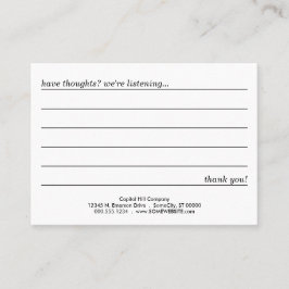 cartão enchanted do comentário do trajeto