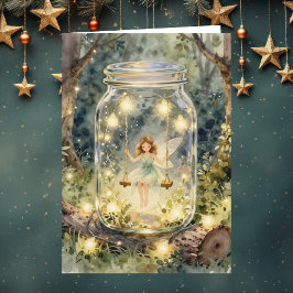 Cartão Enchanted Fairy Themed Girl's Birthday