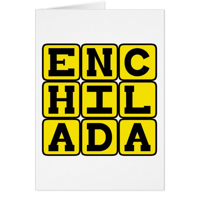 Cartão Enchilada, Delicada Mexicana (Frente)