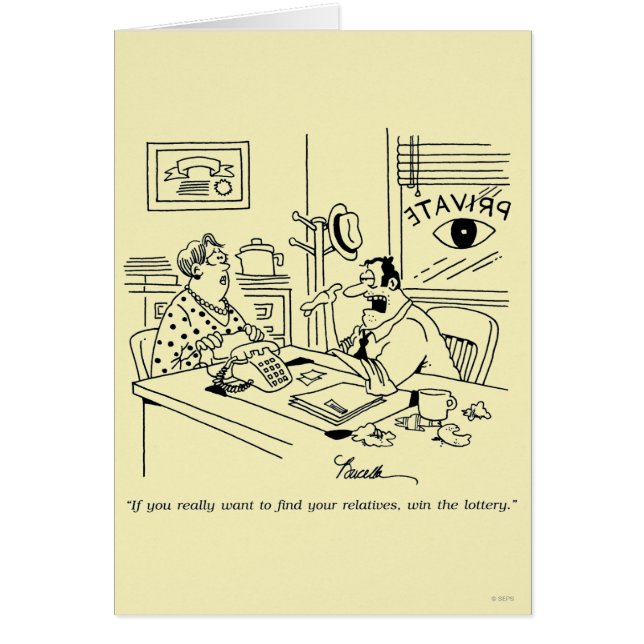 Cartão Encontrando parentes (Frente)