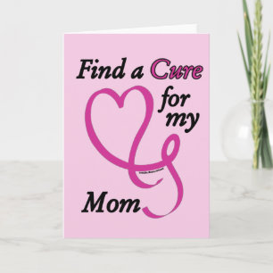 Cartão Encontre um Cancer de Cura/Coração/Mãe...